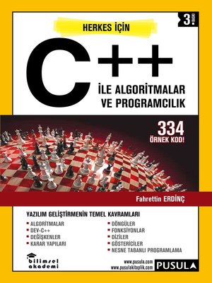 cover image of Herkes İçin C++ ile Algoritmalar ve Programcılık